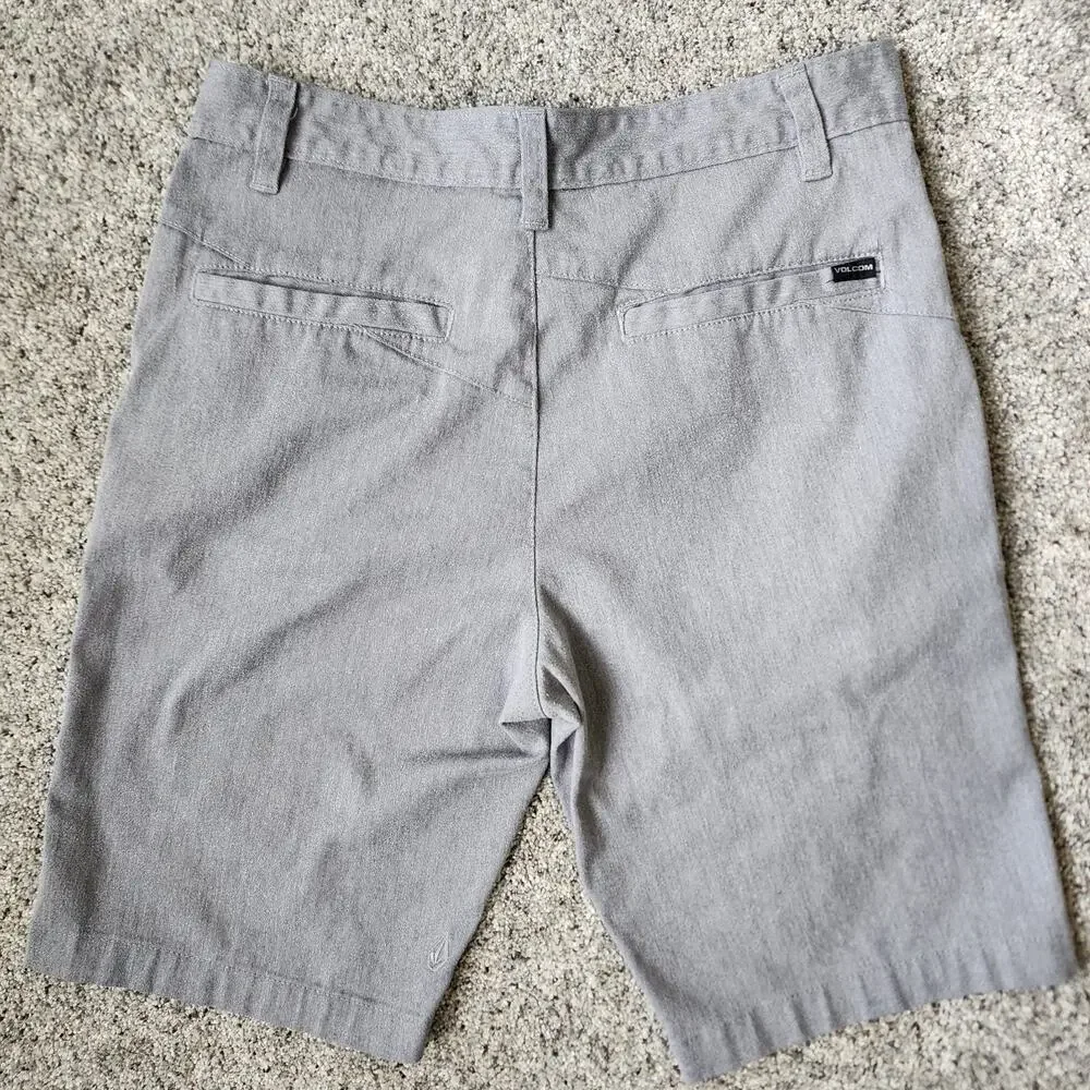 Volcom Shorts Men's Size 30 True To This Light Gray 10